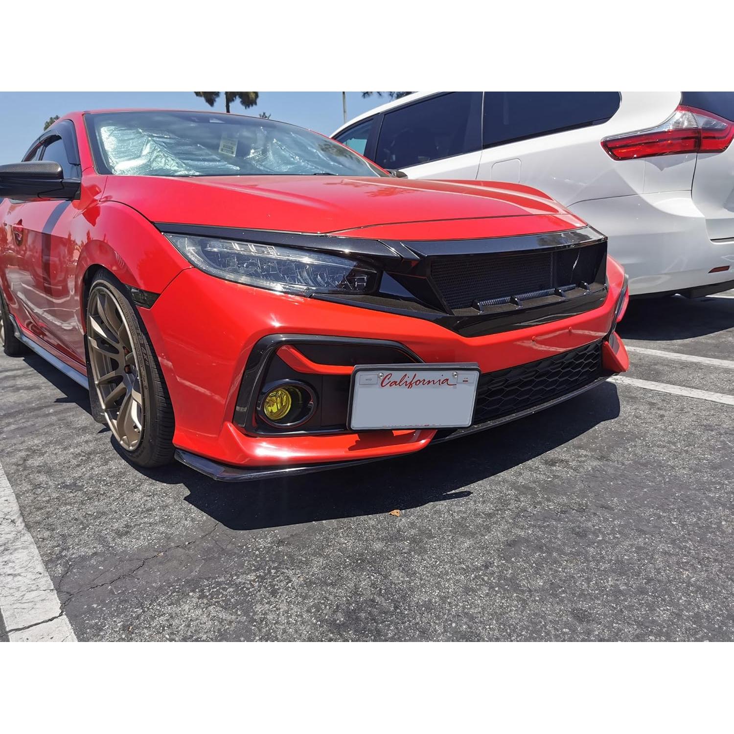 Kit de Reubicación de Placa iJDMTOY para Honda Civic 2017-2019