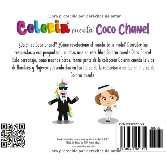 Colorin cuenta Coco Chanel (Las Minibiografias de Colorin Cuenta) (Spanish Edition)