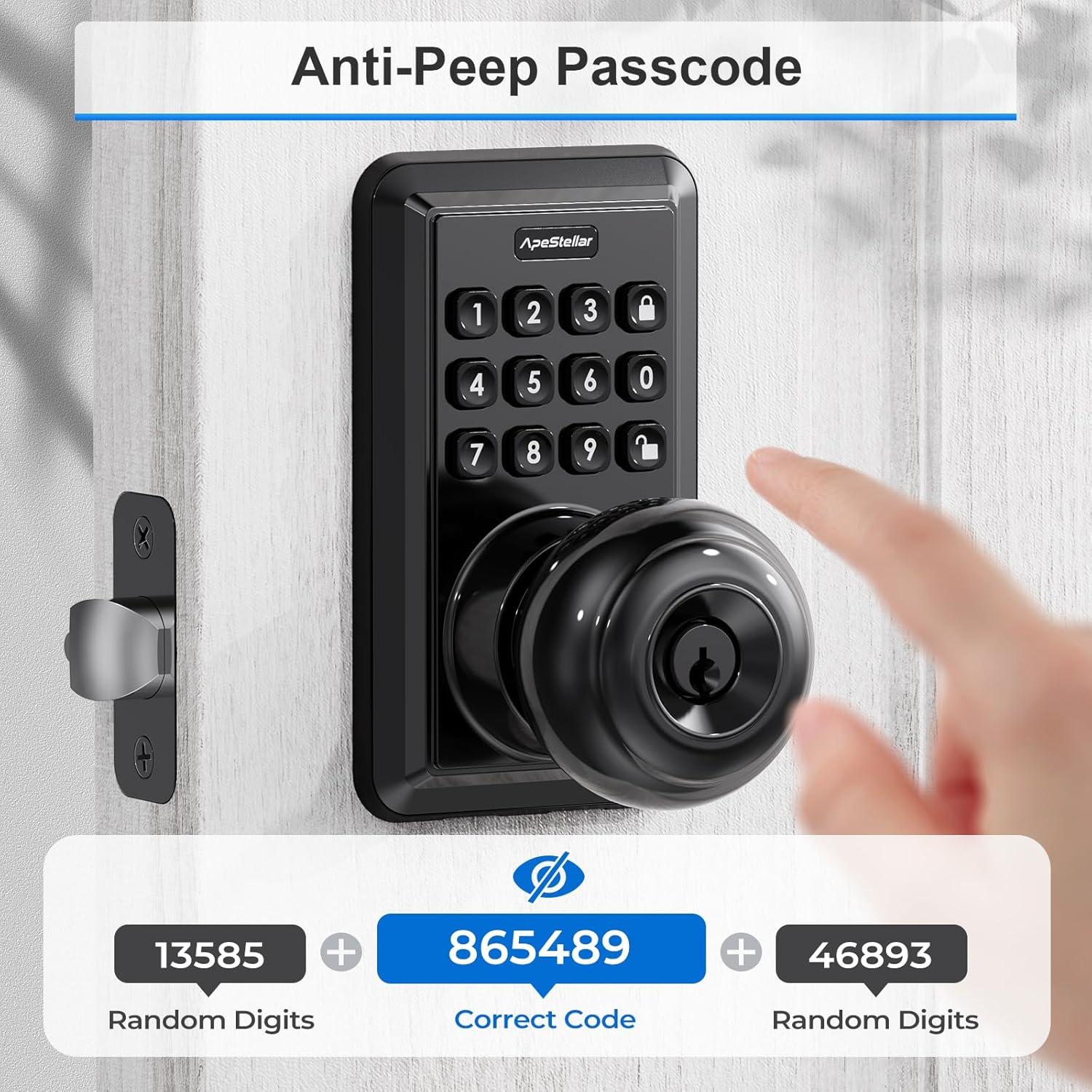 Cerradura Inteligente ApeStellar DK02S Wi-Fi con Teclado