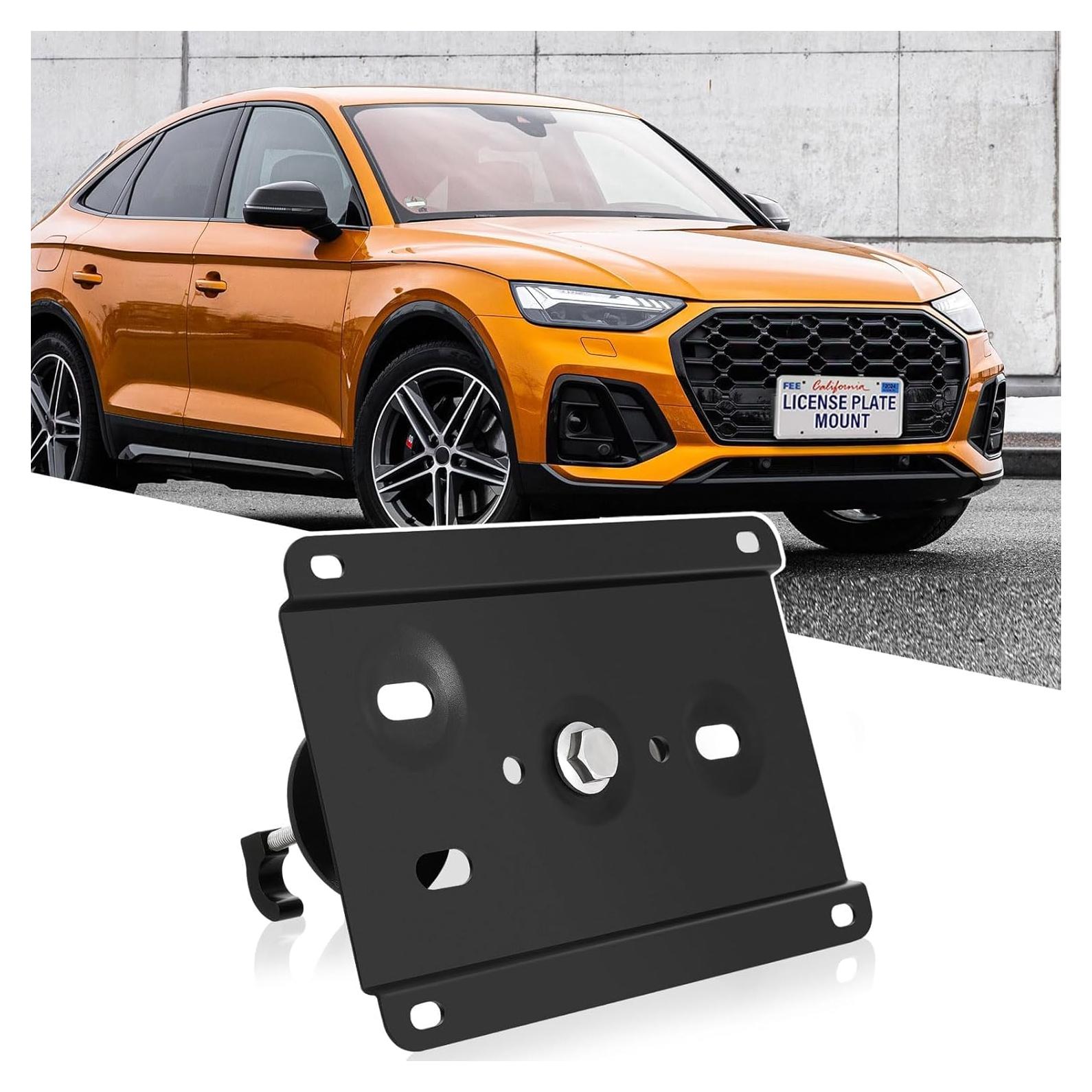 Soporte de Placa de Licencia Frontal DXIUORF para Audi Q5 Sportback y RS Q8