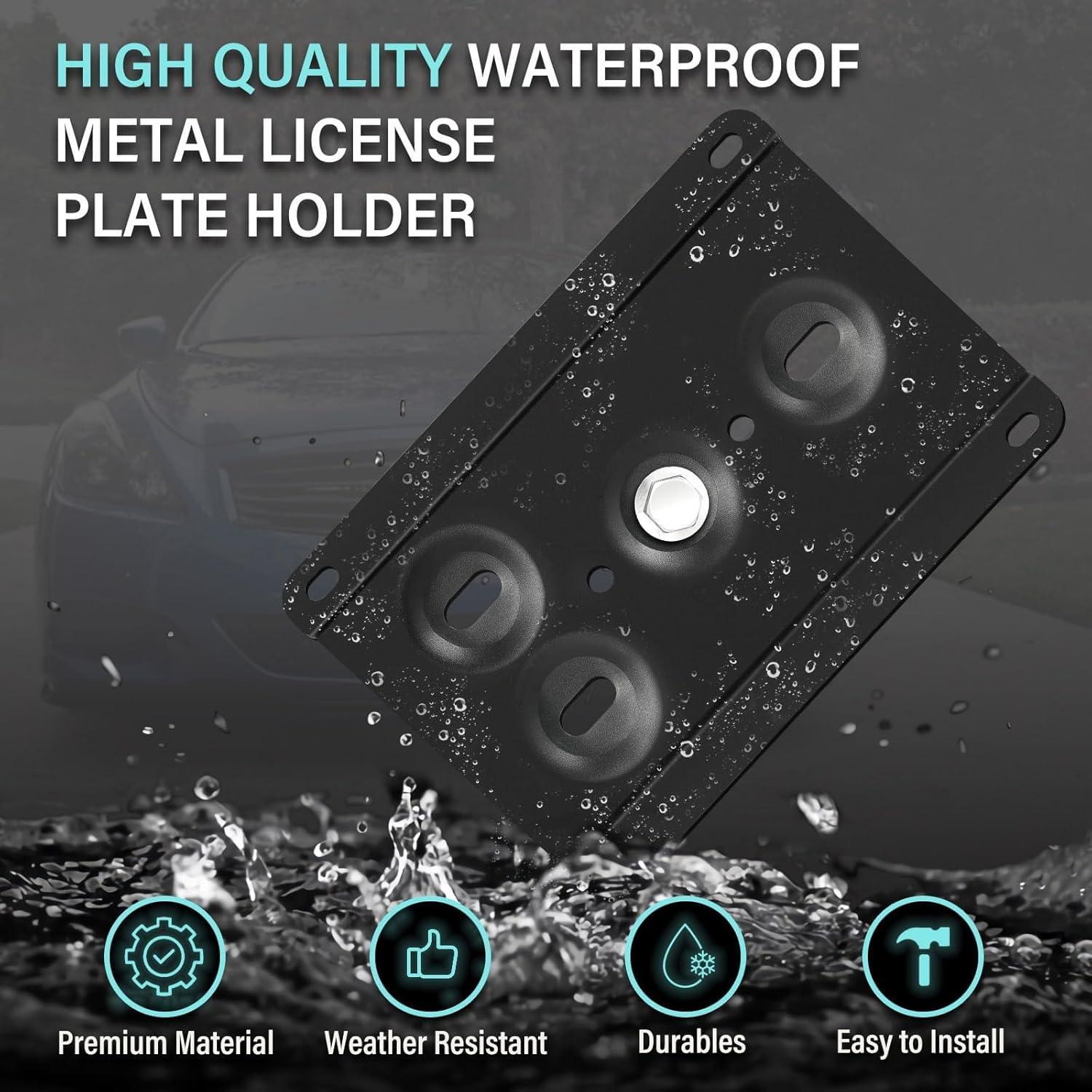 Soporte de Placa de Licencia Frontal DXIUORF para Audi Q5 Sportback y RS Q8