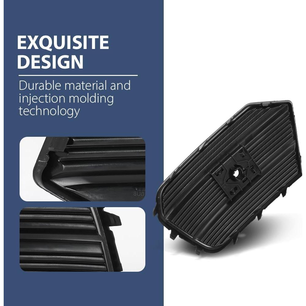 Cubierta de Luz de Niebla Audi Q3 2016-2018 CHEDA Negra