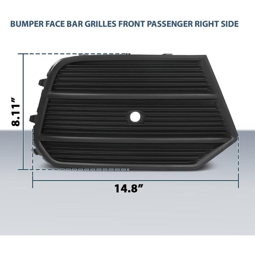 Cubierta de Luz de Niebla Audi Q3 2016-2018 CHEDA Negra