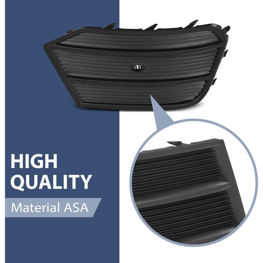 Cubierta de Luz de Niebla Audi Q3 2016-2018 CHEDA Negra