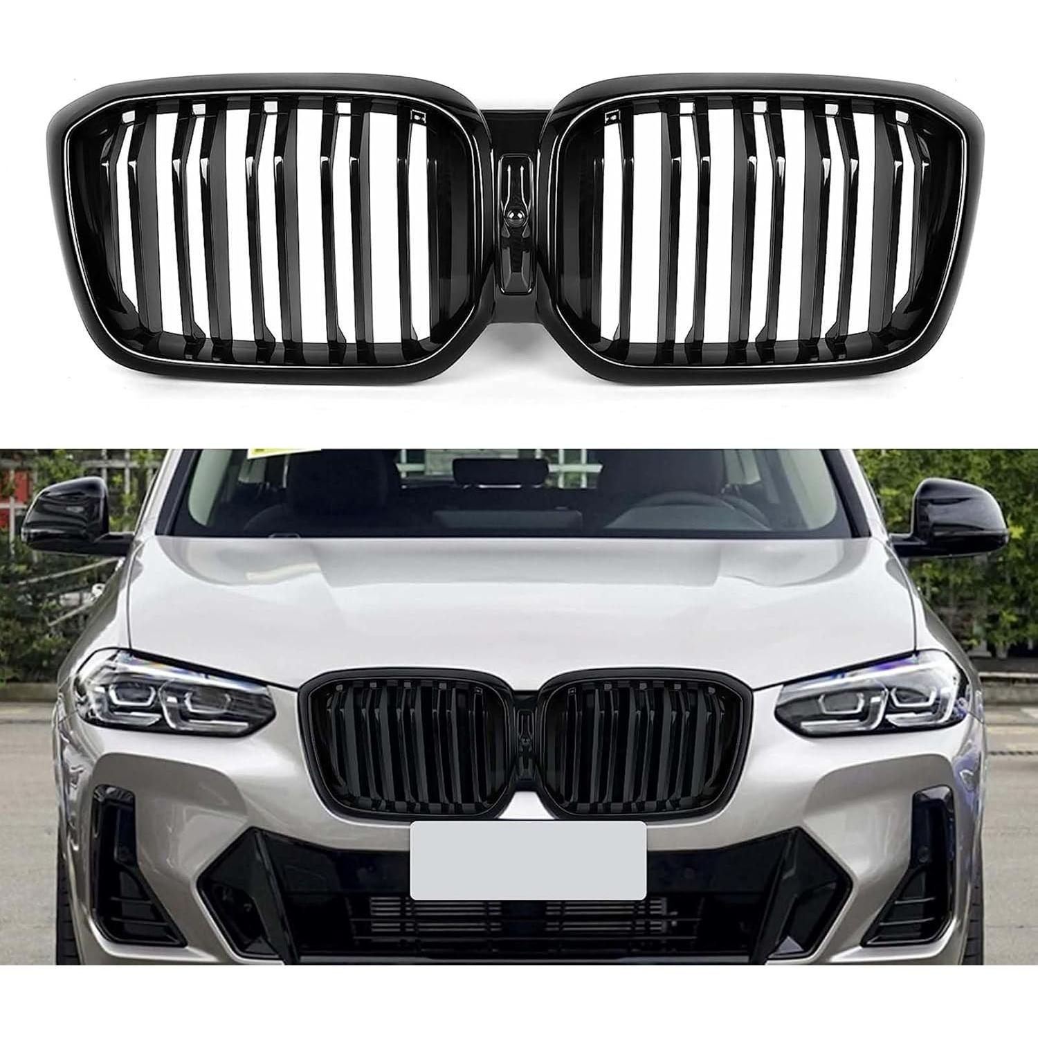 Parrilla Frontal Riñón Corkiauto para BMW X3 X4 2022-2024