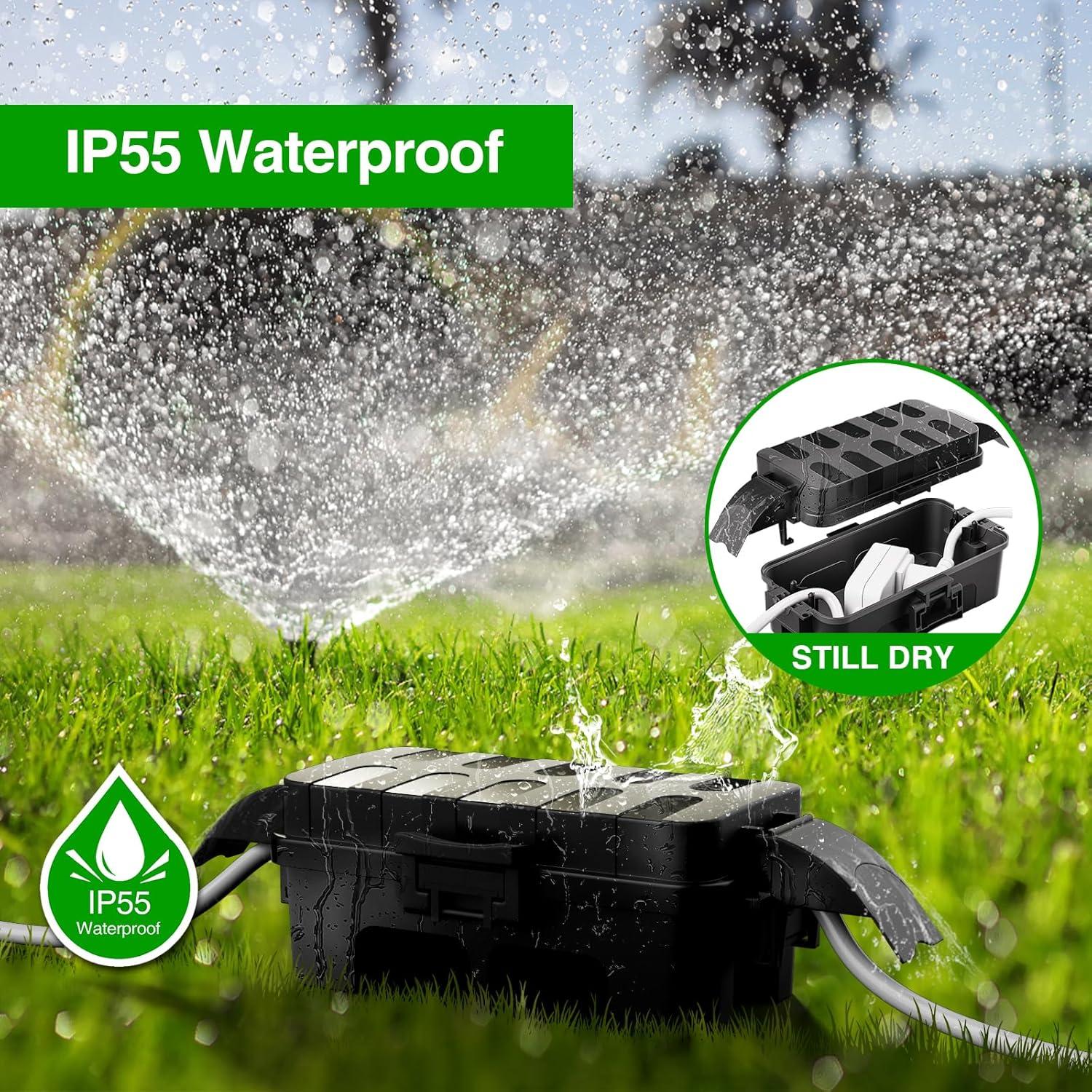 Caja Eléctrica Impermeable Flemoon IP55 para Conexiones