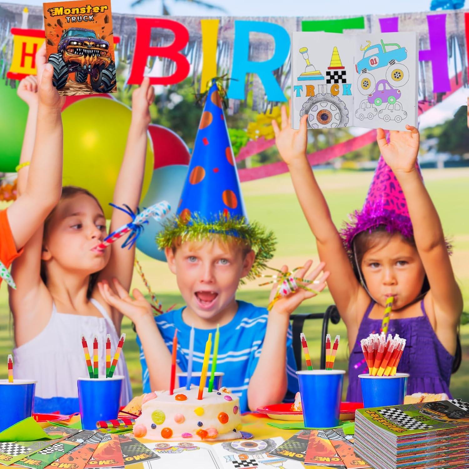 BenLouis 24 Libros para Colorear Camiones Monstruo Niños