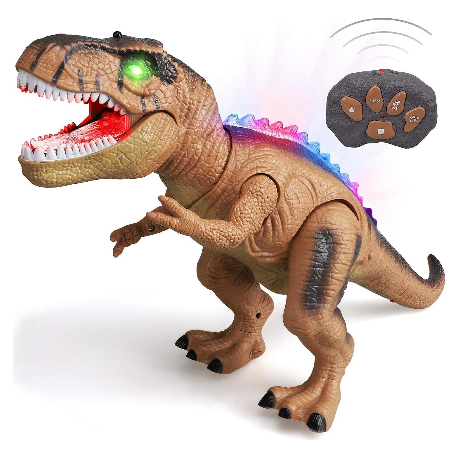 Dinosaurio Robot Control Remoto STEAM Life T Rex 29x21x16cm