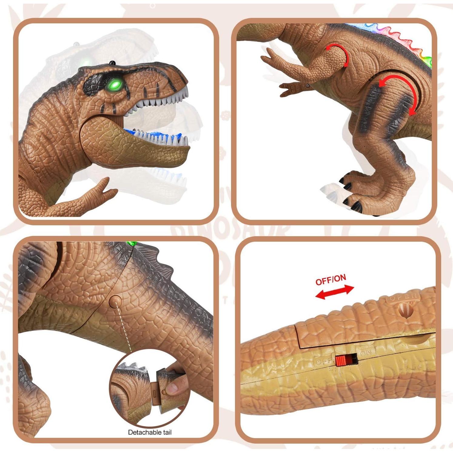 Dinosaurio Robot Control Remoto STEAM Life T Rex 29x21x16cm