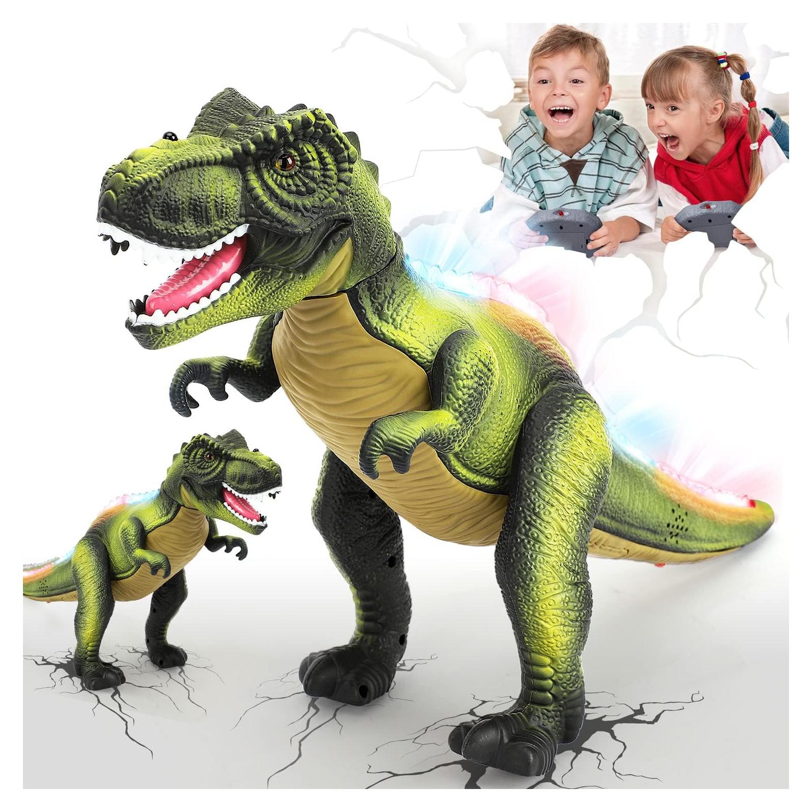 Dinosaurio Control Remoto STEAM Life Verde 37.8x12.8cm