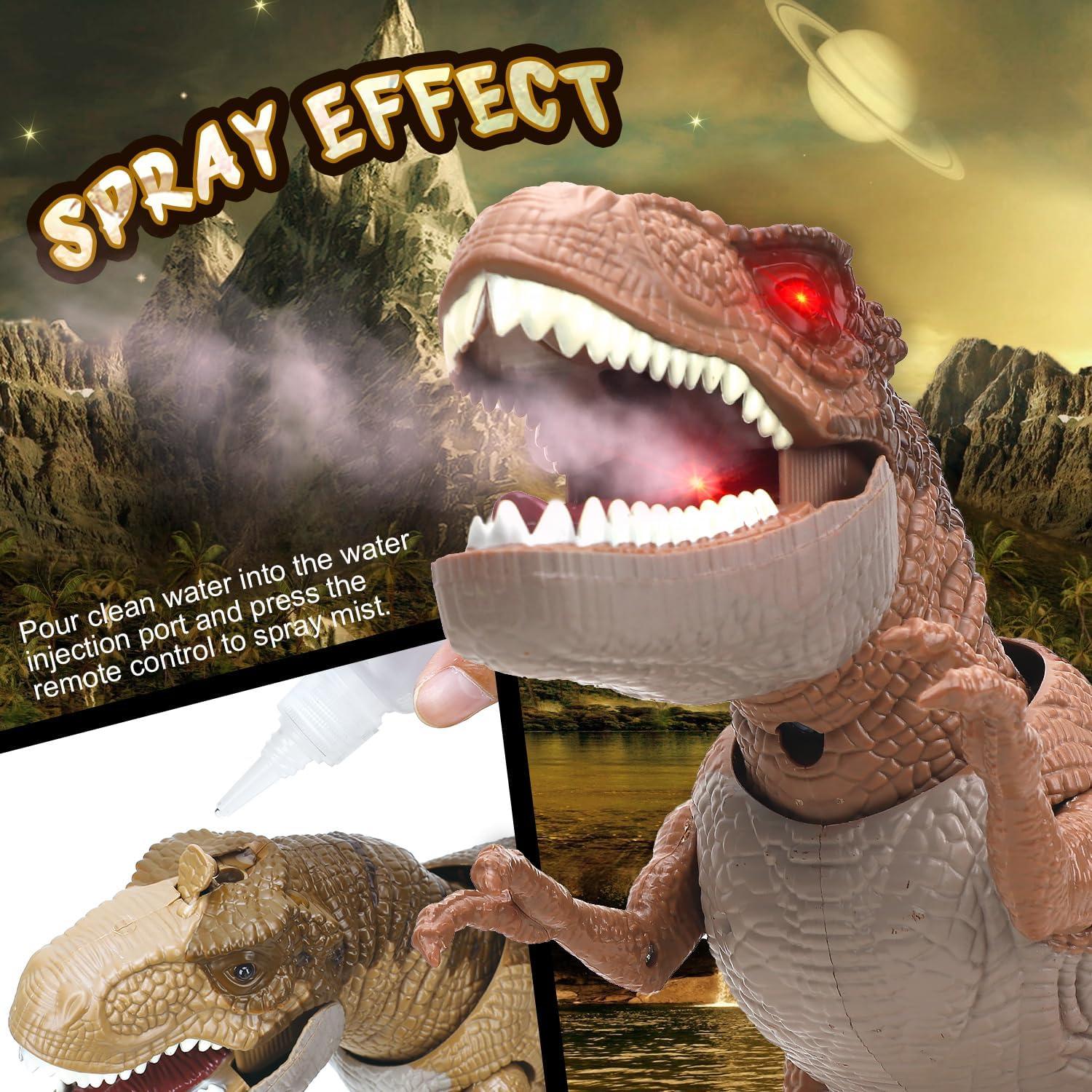 Dinosaurio T-Rex Control Remoto STEAM Life con Luz y Sonido