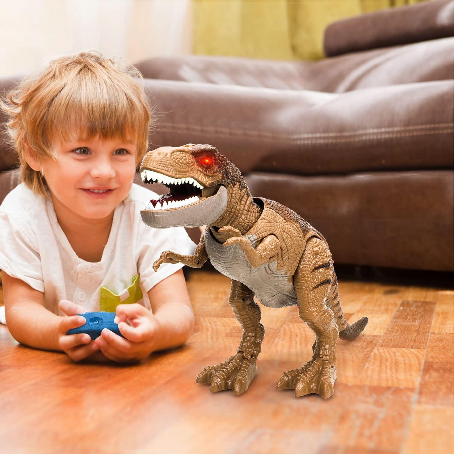 Dinosaurio T-Rex Control Remoto STEAM Life con Luz y Sonido