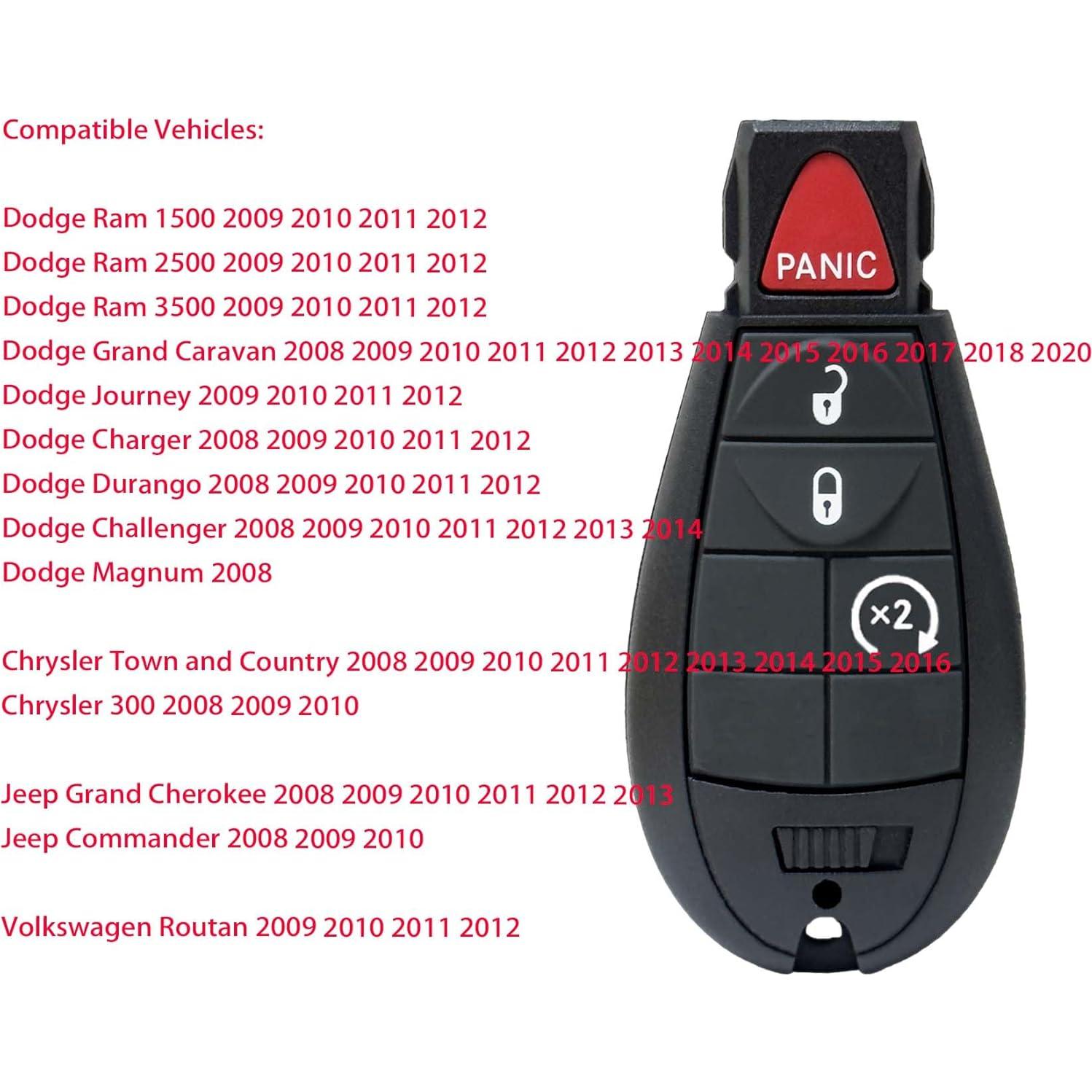 Control Remoto Fob Fobik Dodge Ram 1500 2500 3500 2009-2012