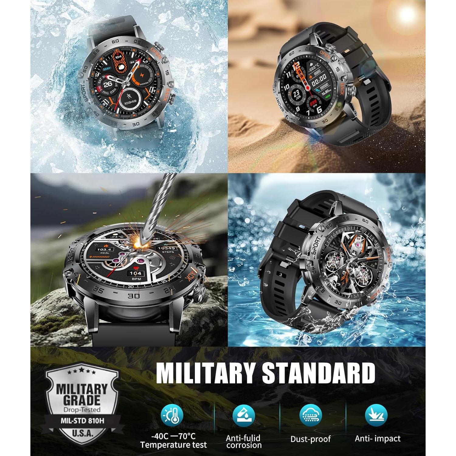 Reloj Inteligente SUNKTA FV10-E Resistente al Agua 5ATM