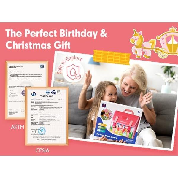 Juguete Montessori Hahaland 17 en 1 para Niños 1-4 Años