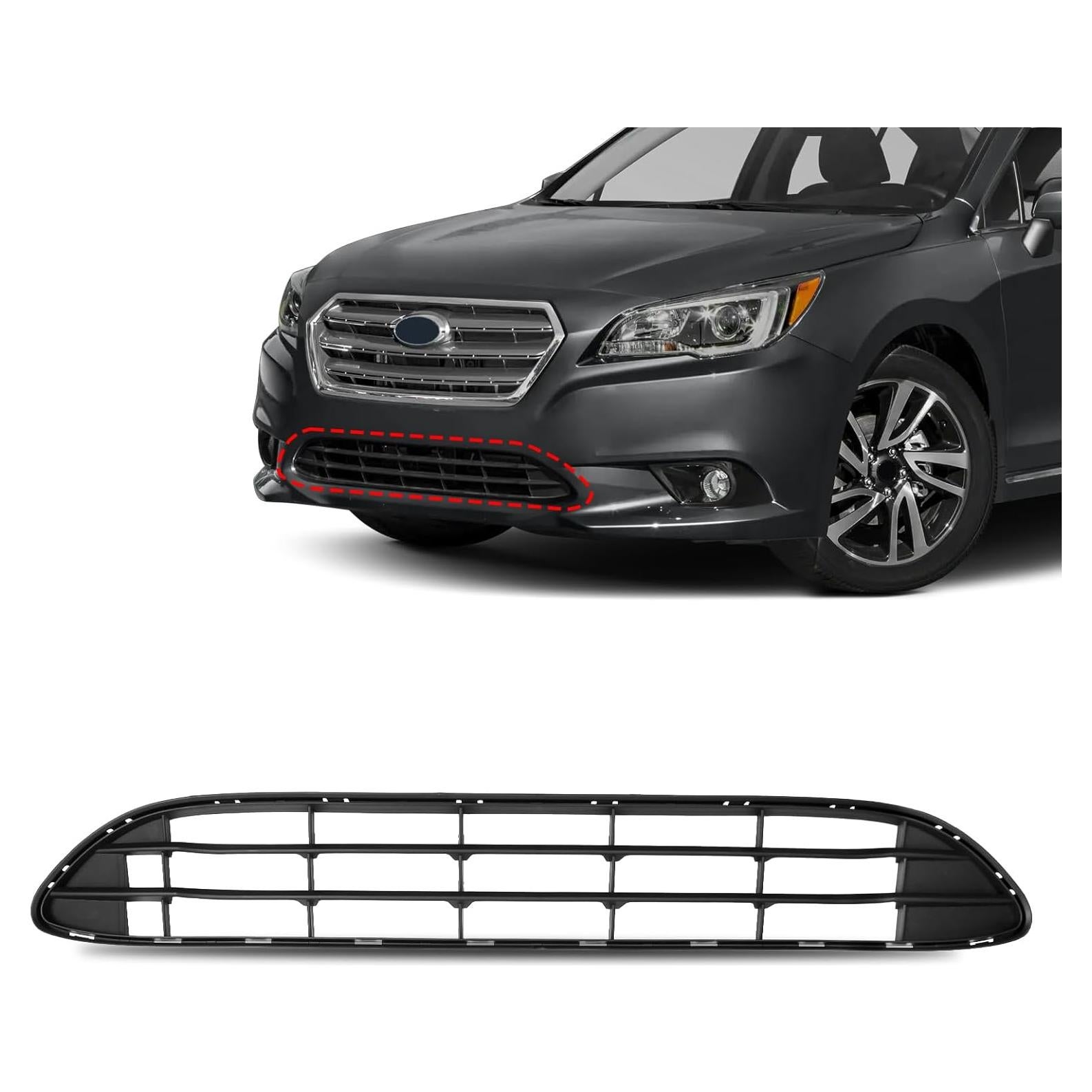 Parrilla Inferior Parachoques Frontal YESENTECH Subaru Legacy 2015-2017