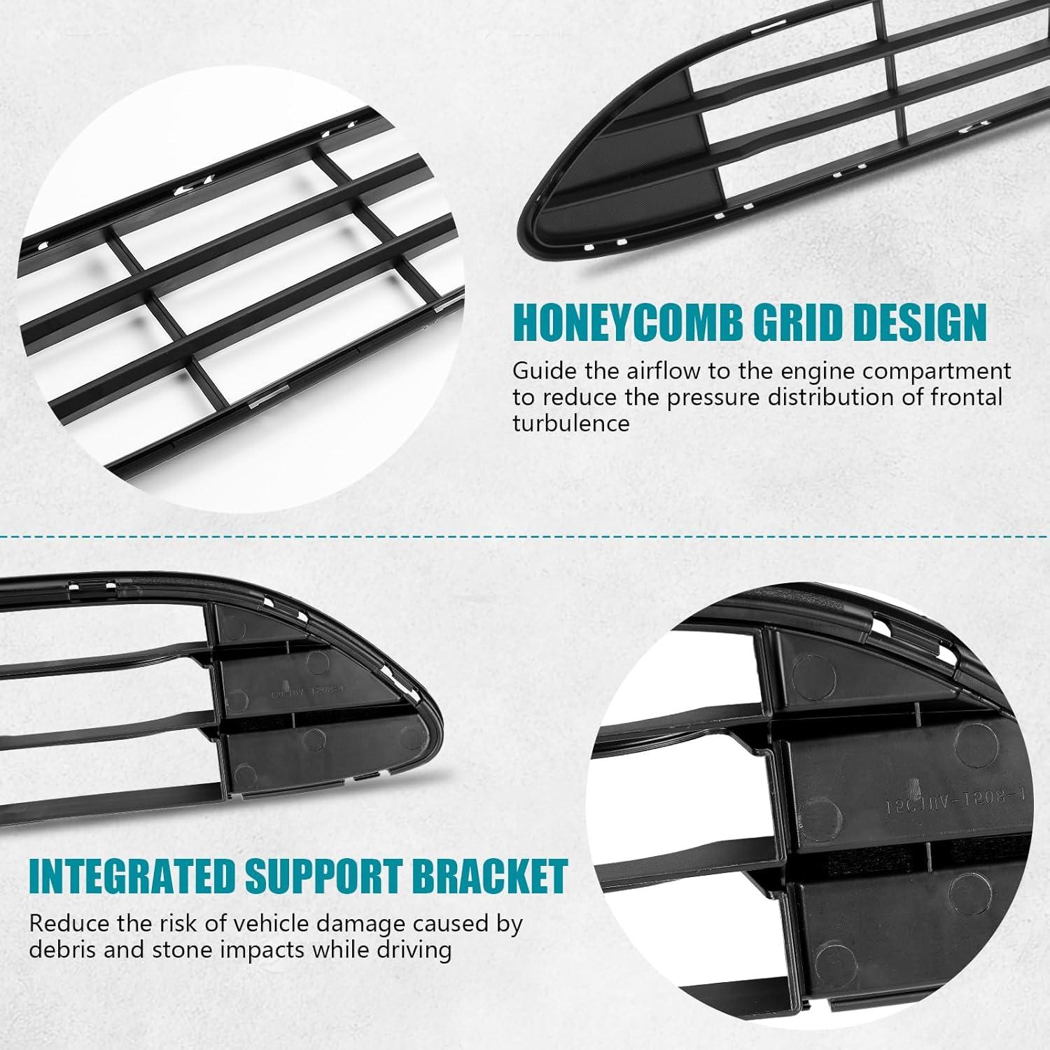 Parrilla Inferior Parachoques Frontal YESENTECH Subaru Legacy 2015-2017