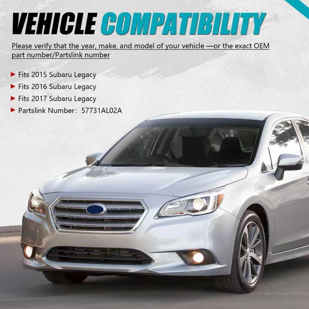 Parrilla Inferior Parachoques Frontal YESENTECH Subaru Legacy 2015-2017