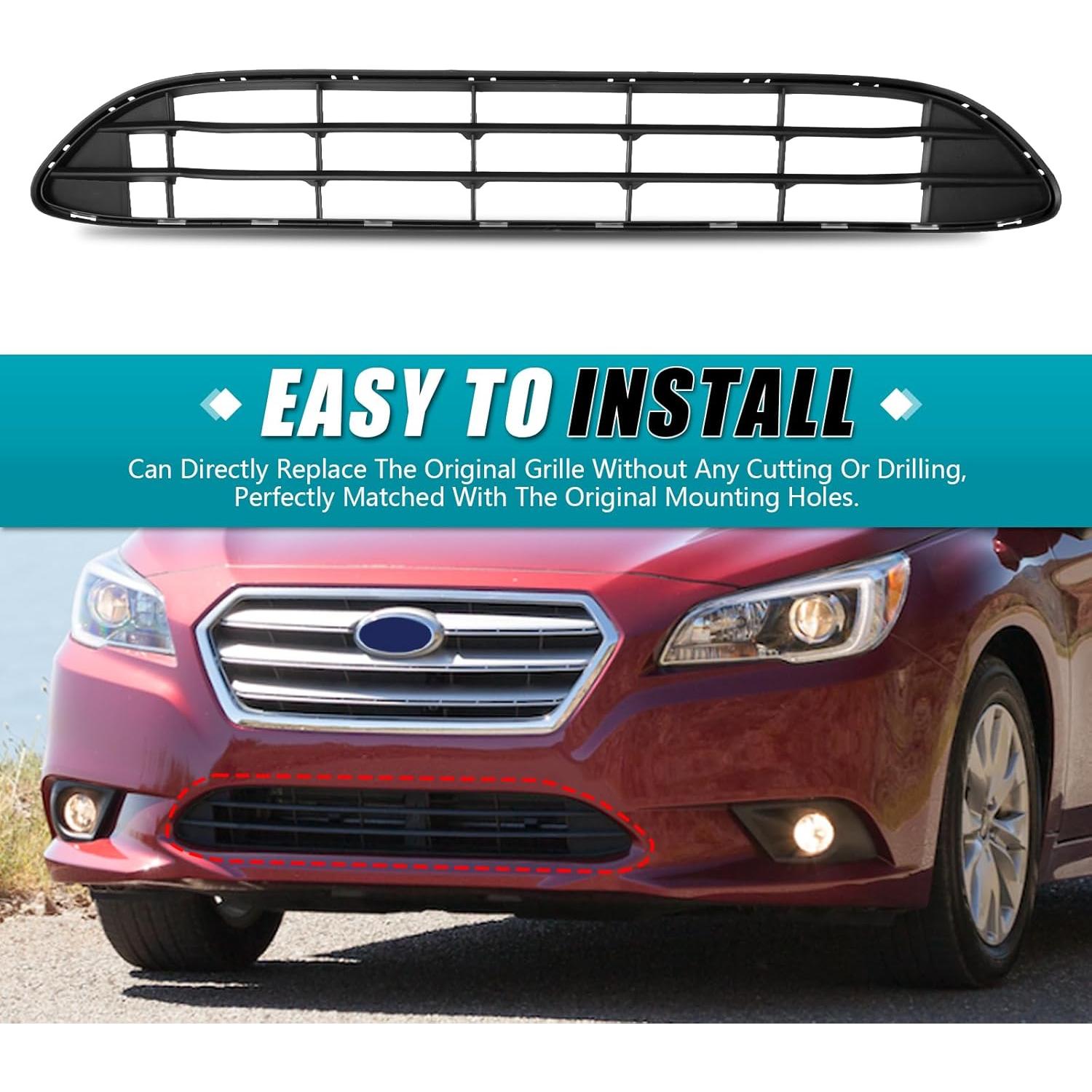 Parrilla Inferior Parachoques Frontal YESENTECH Subaru Legacy 2015-2017