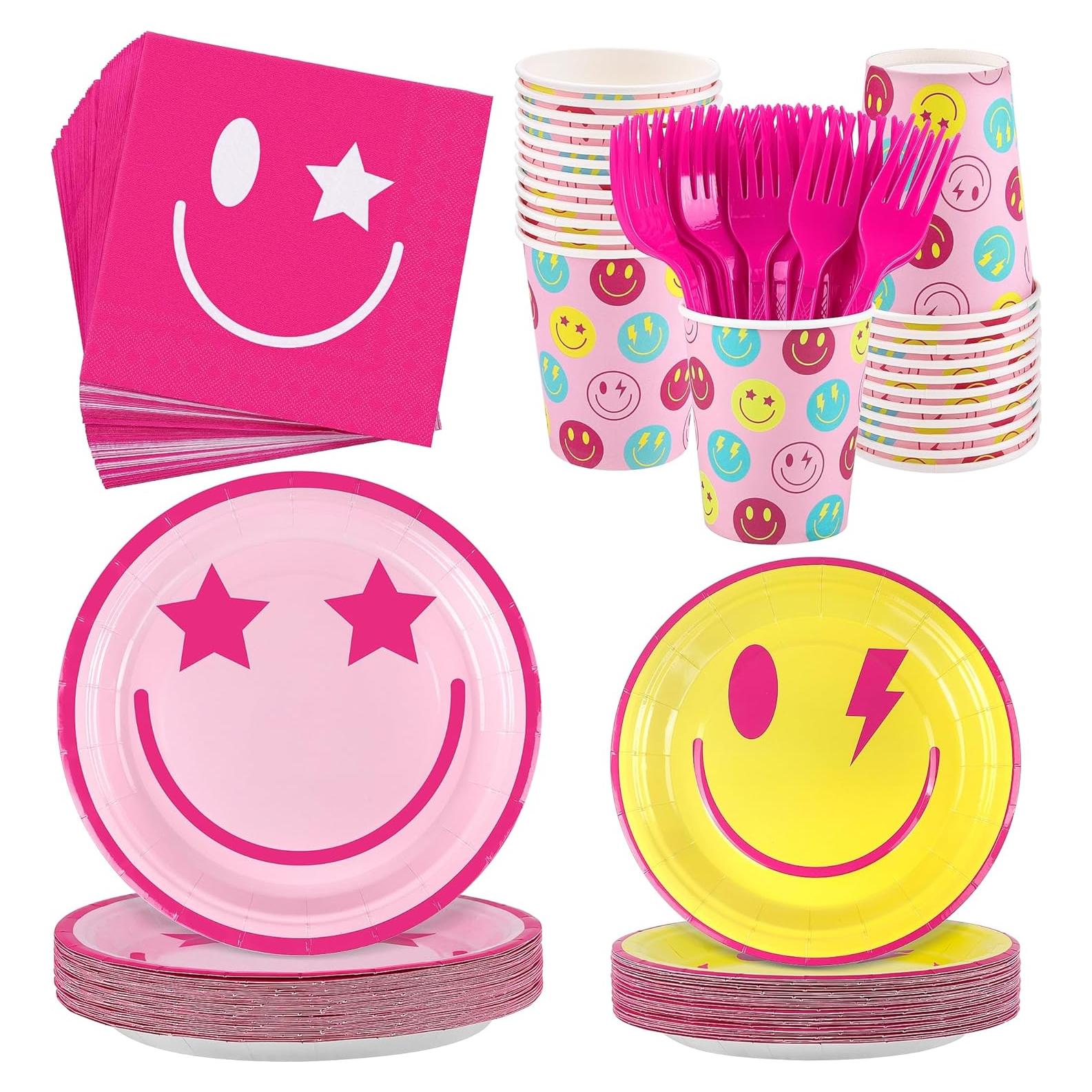 Juego de Vajilla Desechable 144 Piezas Kochorie Fiesta