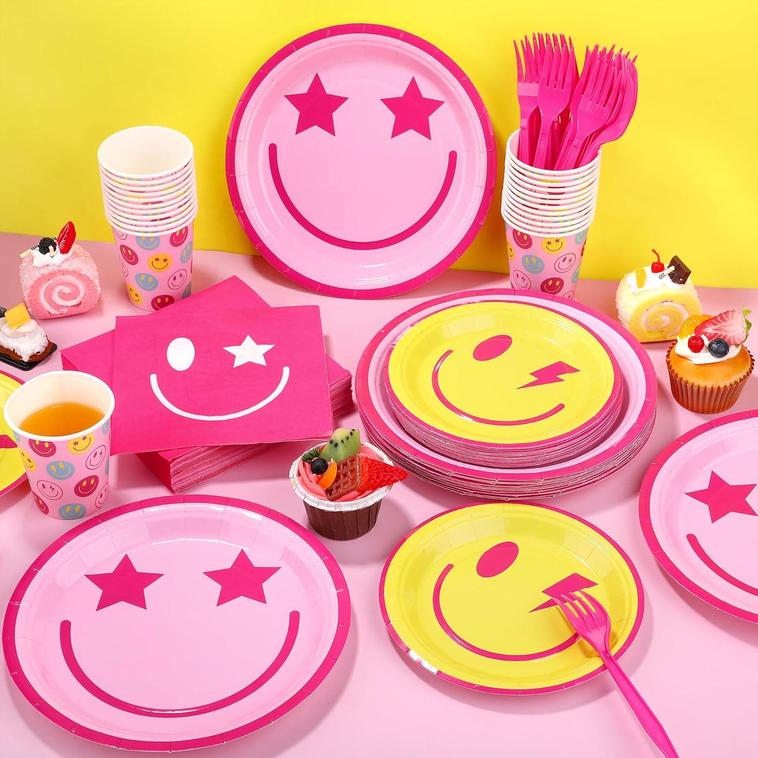 Juego de Vajilla Desechable 144 Piezas Kochorie Fiesta