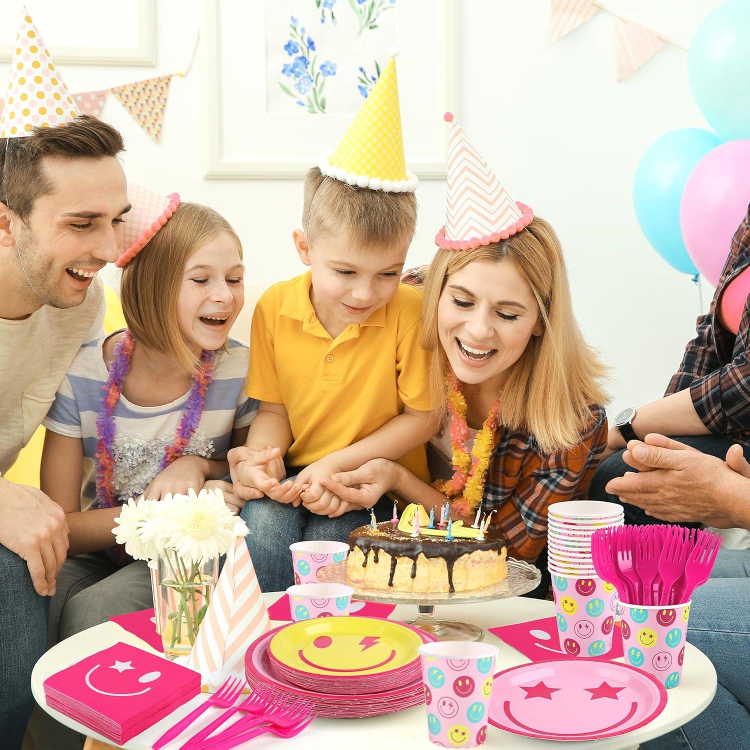 Juego de Vajilla Desechable 144 Piezas Kochorie Fiesta