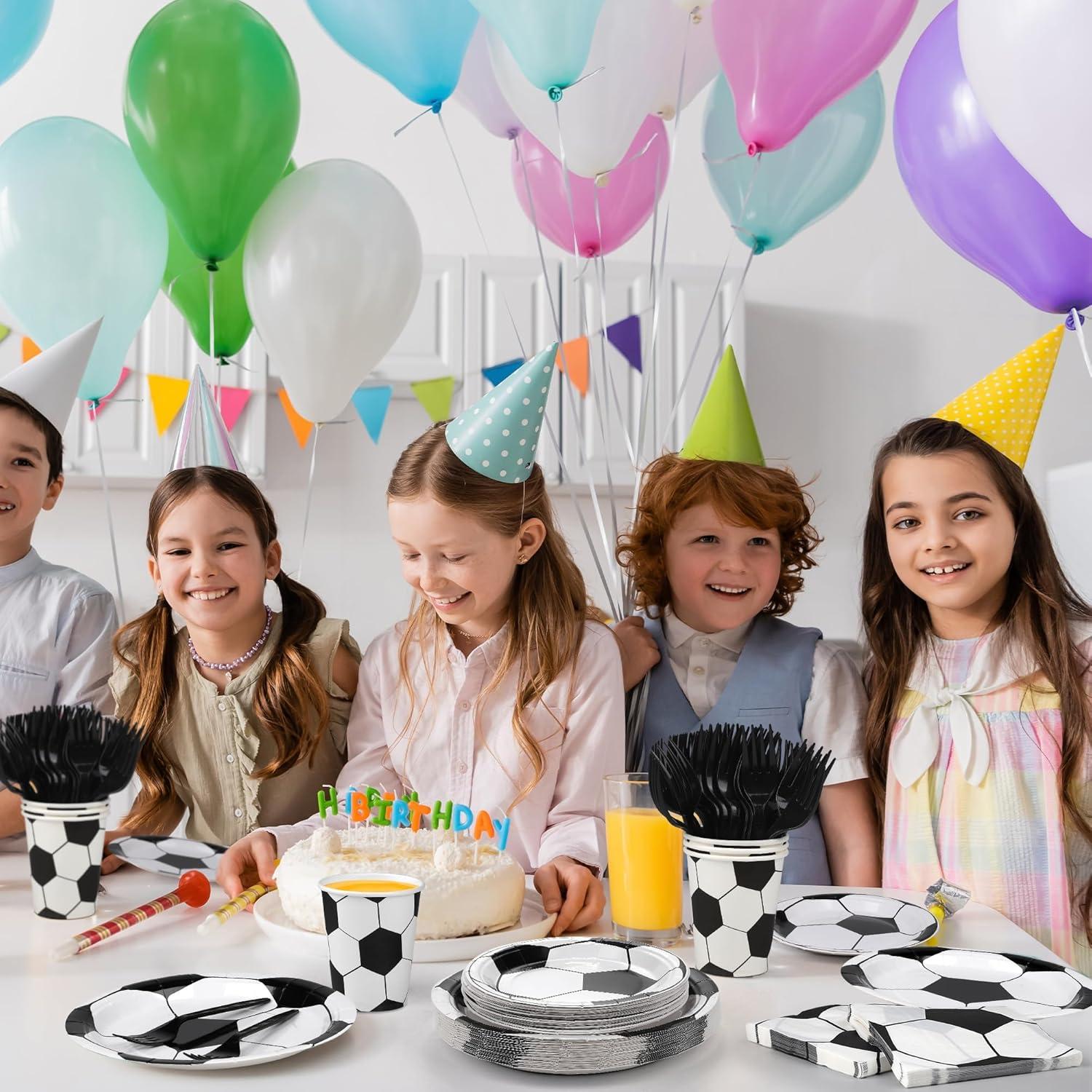 Juego de Fiesta de Fútbol 144 Piezas Kochorie Utensilios