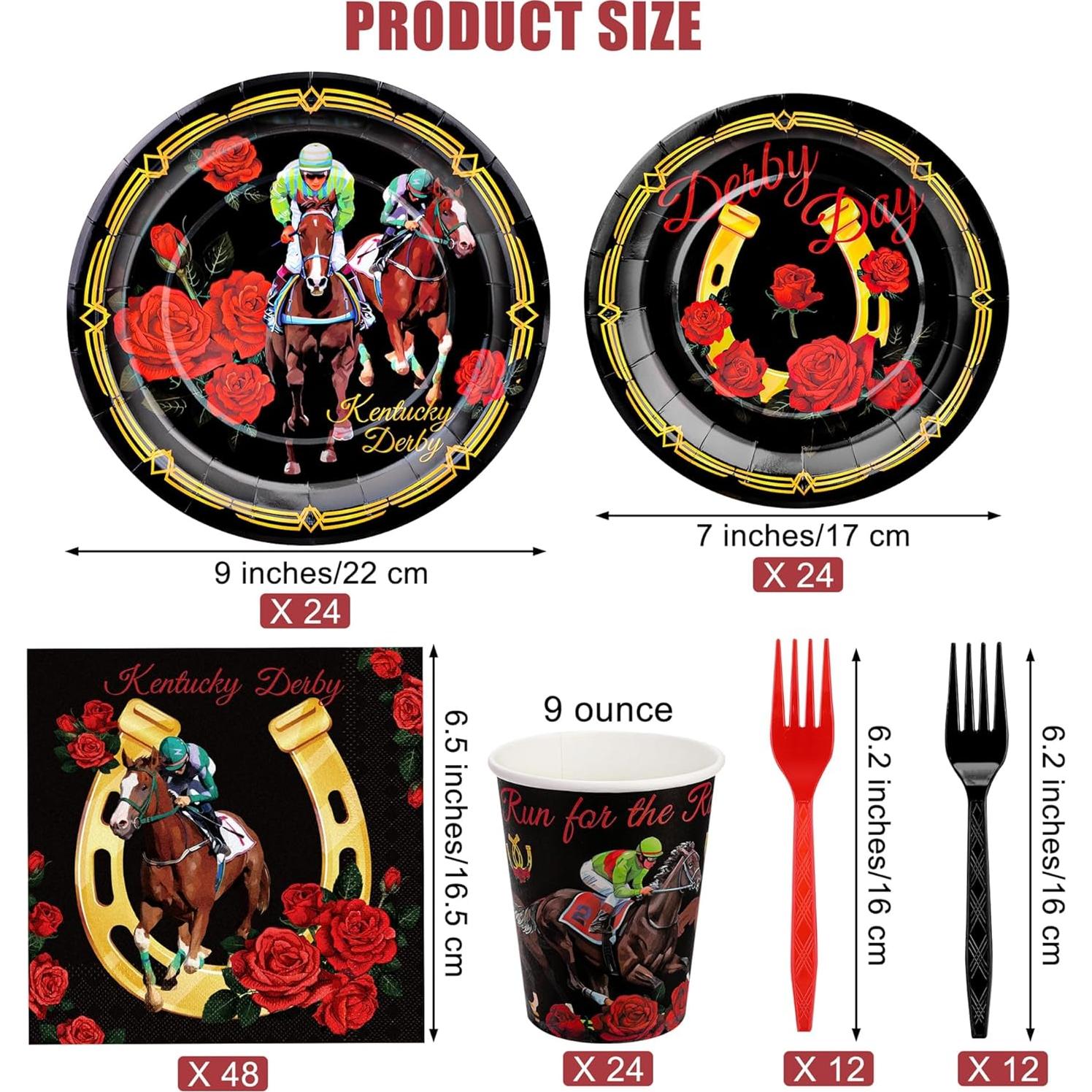 Juego de Vajilla 144 Piezas Kochorie Fiesta Caballos