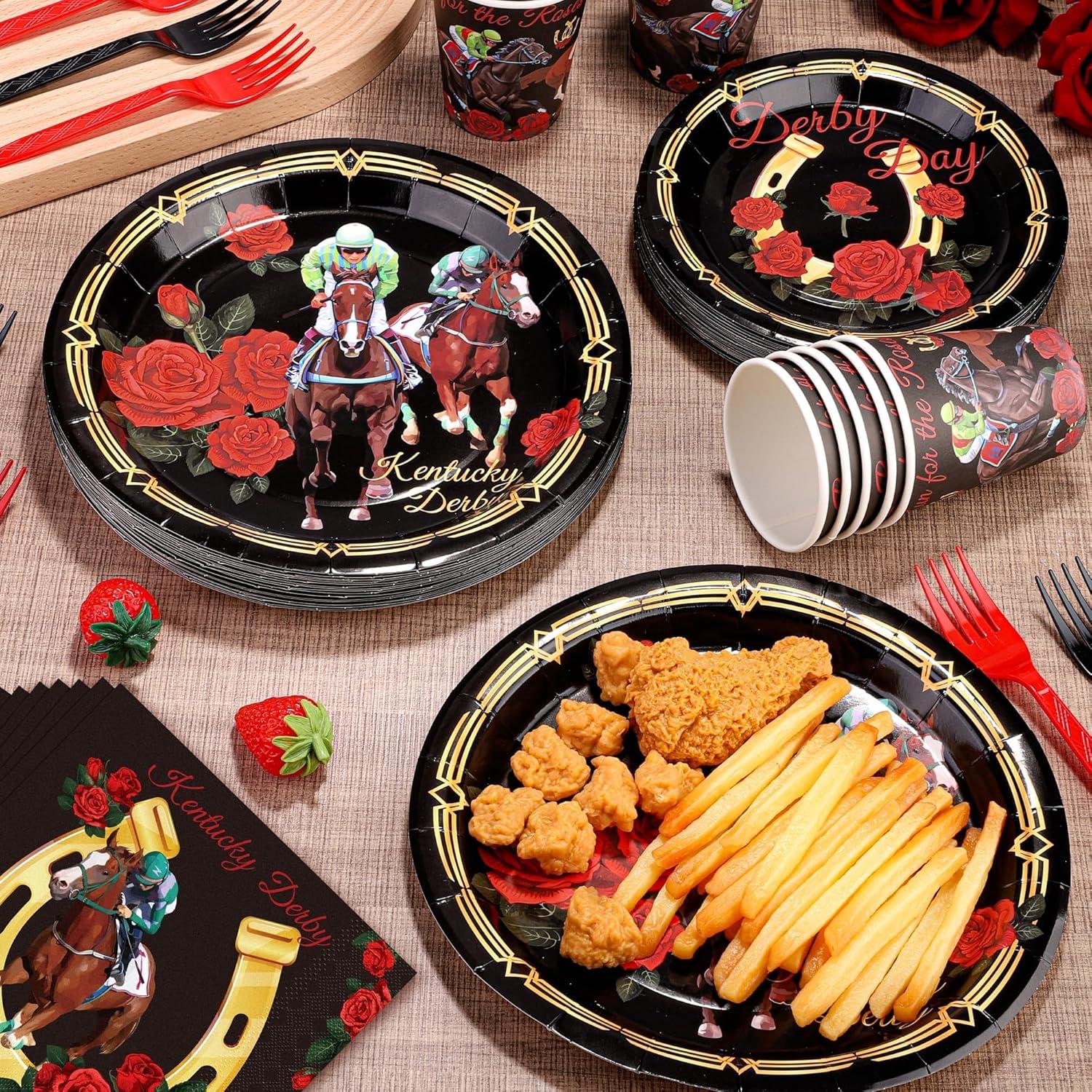 Juego de Vajilla 144 Piezas Kochorie Fiesta Caballos