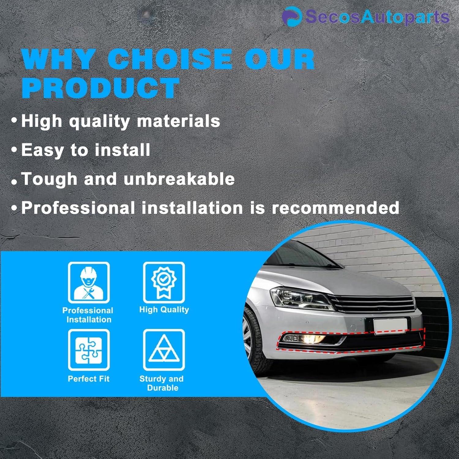 Cubierta de Parrilla Inferior SecosAutoparts VW Passat 2012-2015