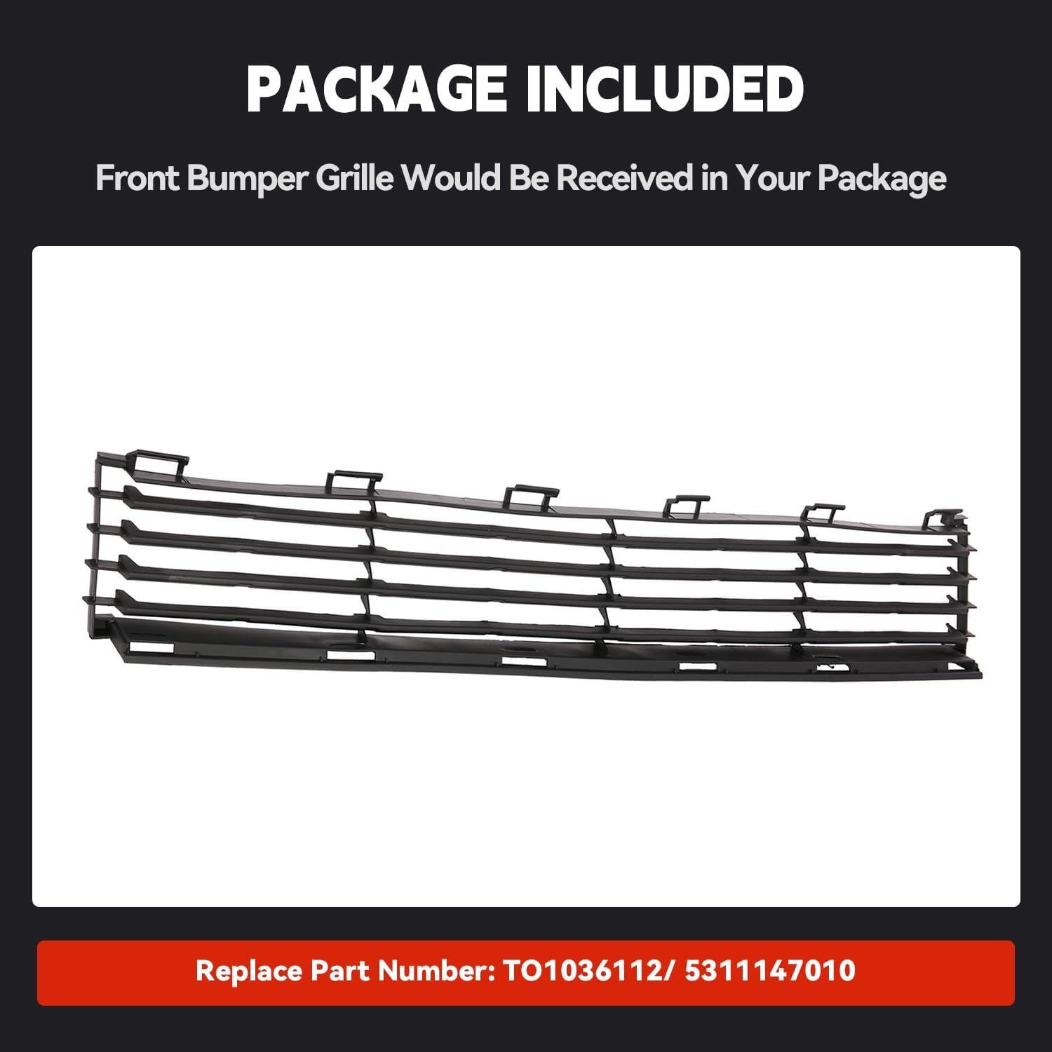 Parrilla Inferior Parachoques Delantera Partzer Toyota Prius 2004-2009