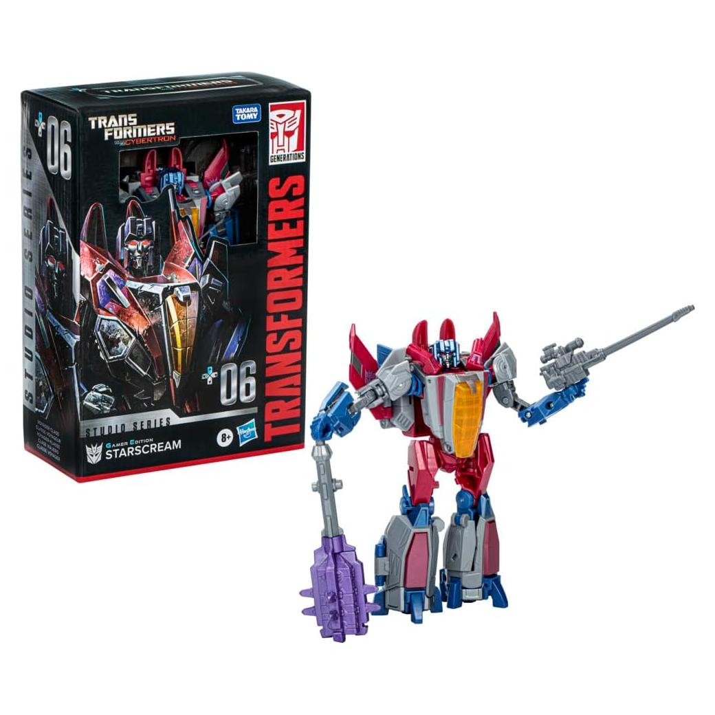Figura Transformers Studio Series Voyager Gamer Starscream 16.5 cm