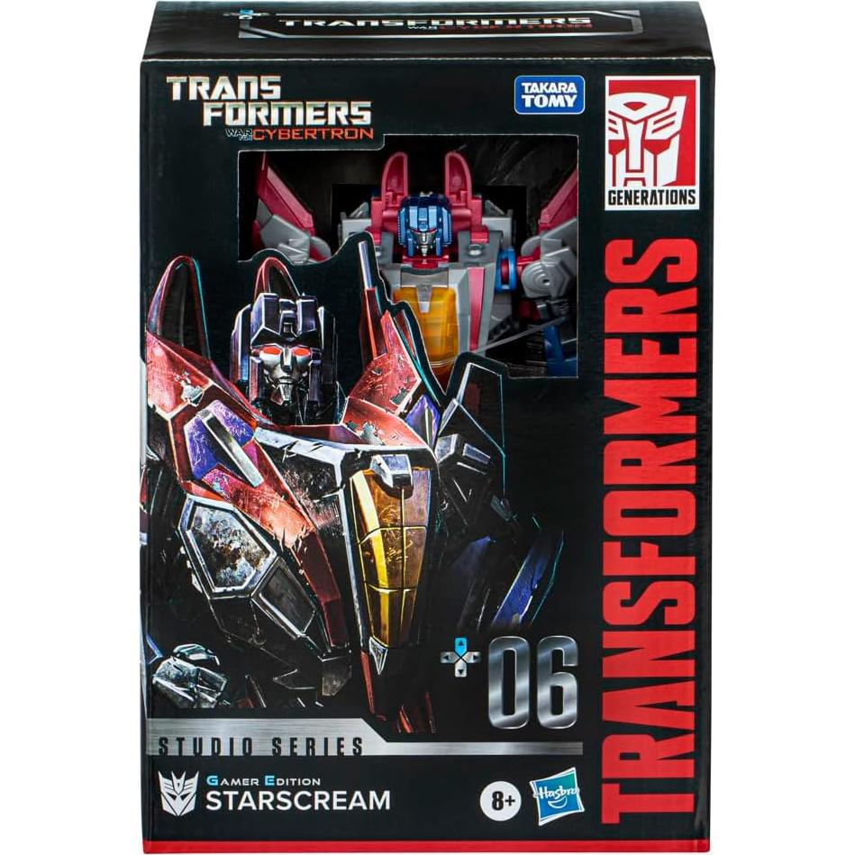 Figura Transformers Studio Series Voyager Gamer Starscream 16.5 cm