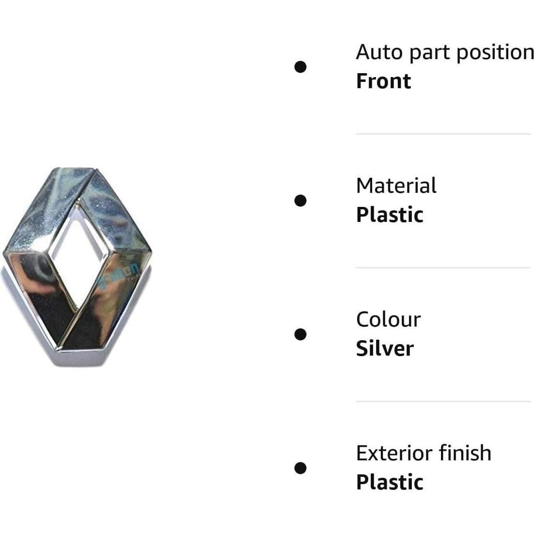 Malla Parachoques Delantero Renault Clio IV/Captur/Megane III Plata