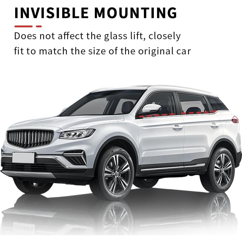 Tira de Sellado de Ventana de Coche Figpade 4m Negro