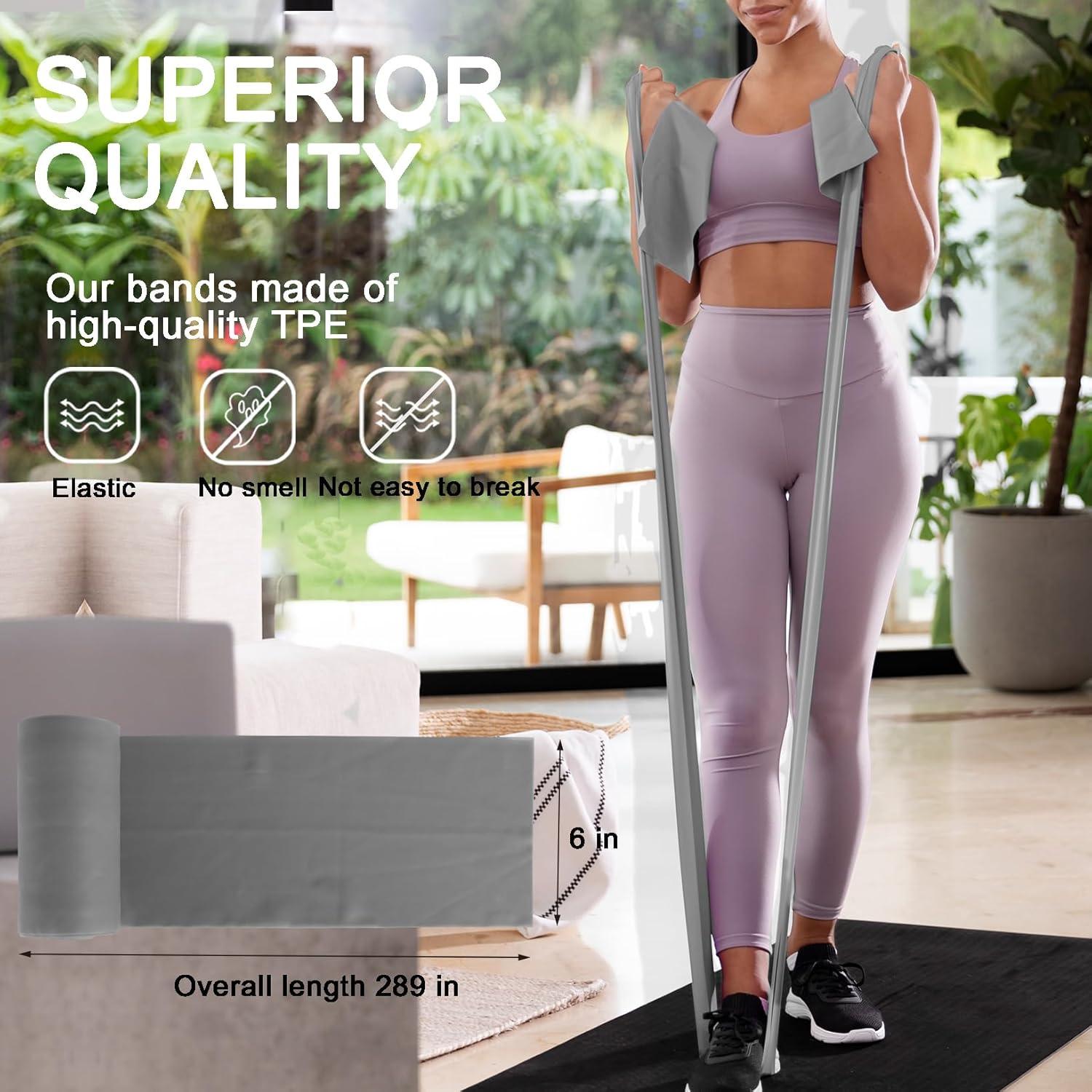 Rollo Banda Resistencia Lianjindun Gris Muy Pesado 152cm