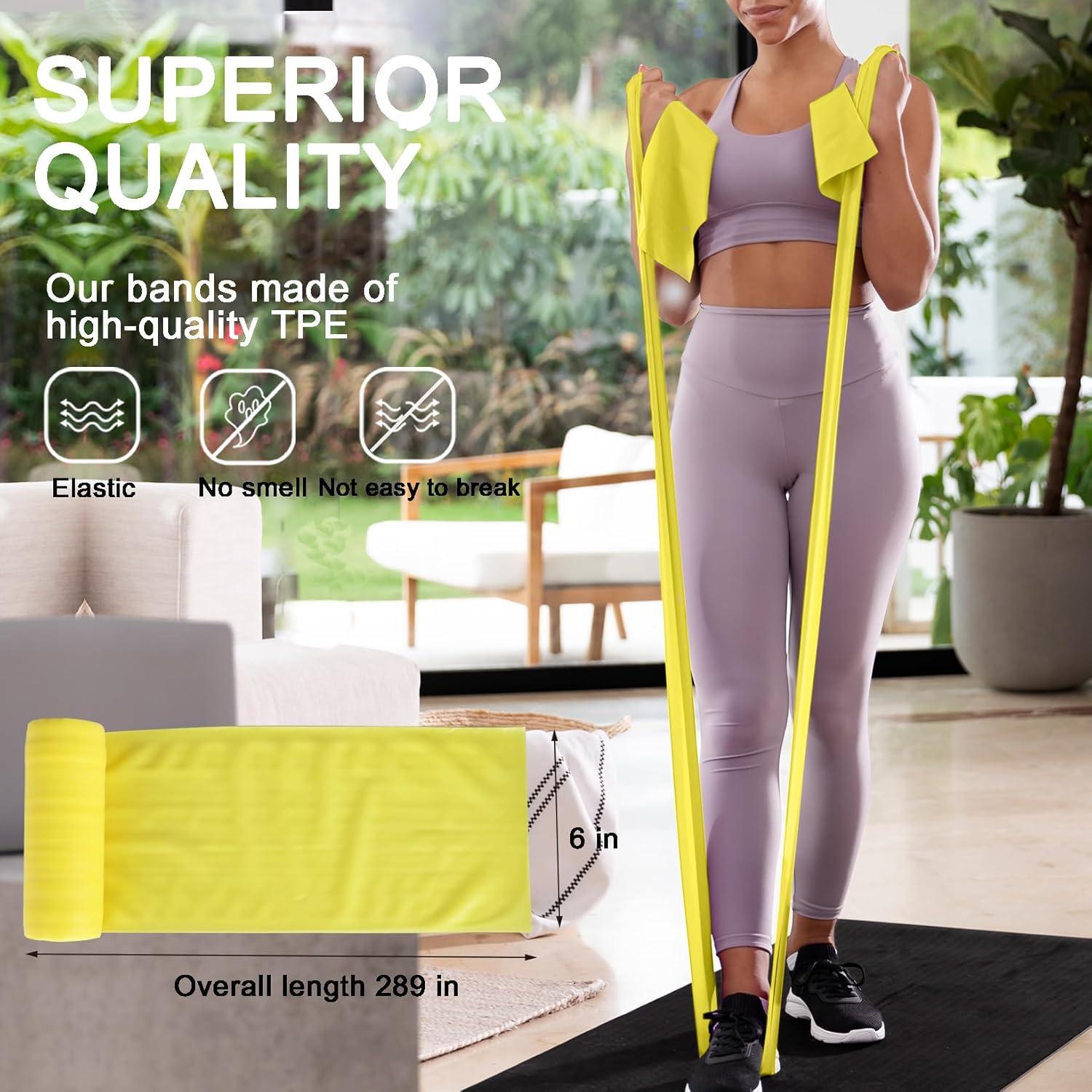 Banda de Resistencia Lianjindun Amarilla X-Ligera 0.25mm