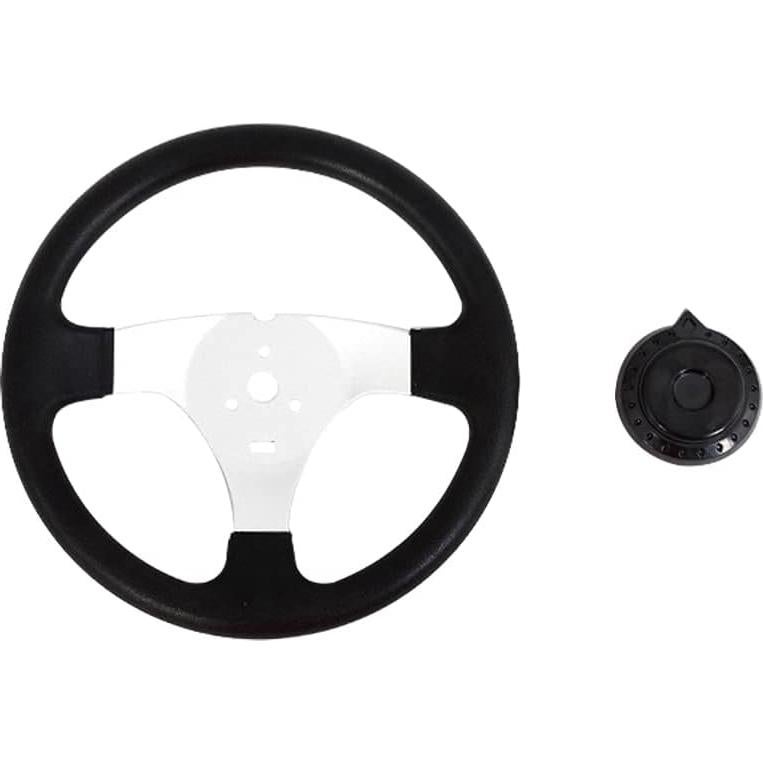 Volante de Kart MJFUNTXY 27 cm con Liberación Rápida