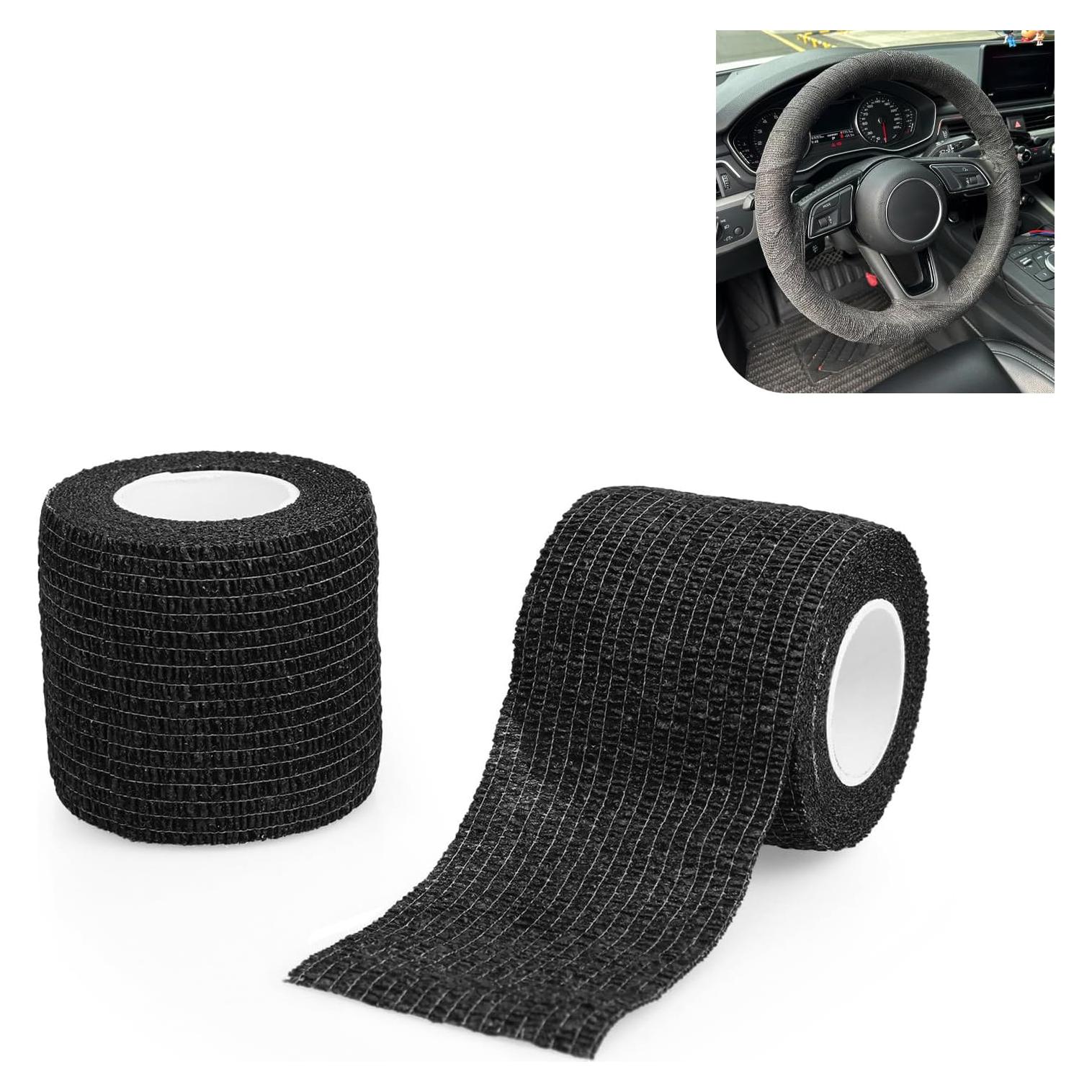 Funda de Volante Antideslizante Lekiliky 2PCS Negra