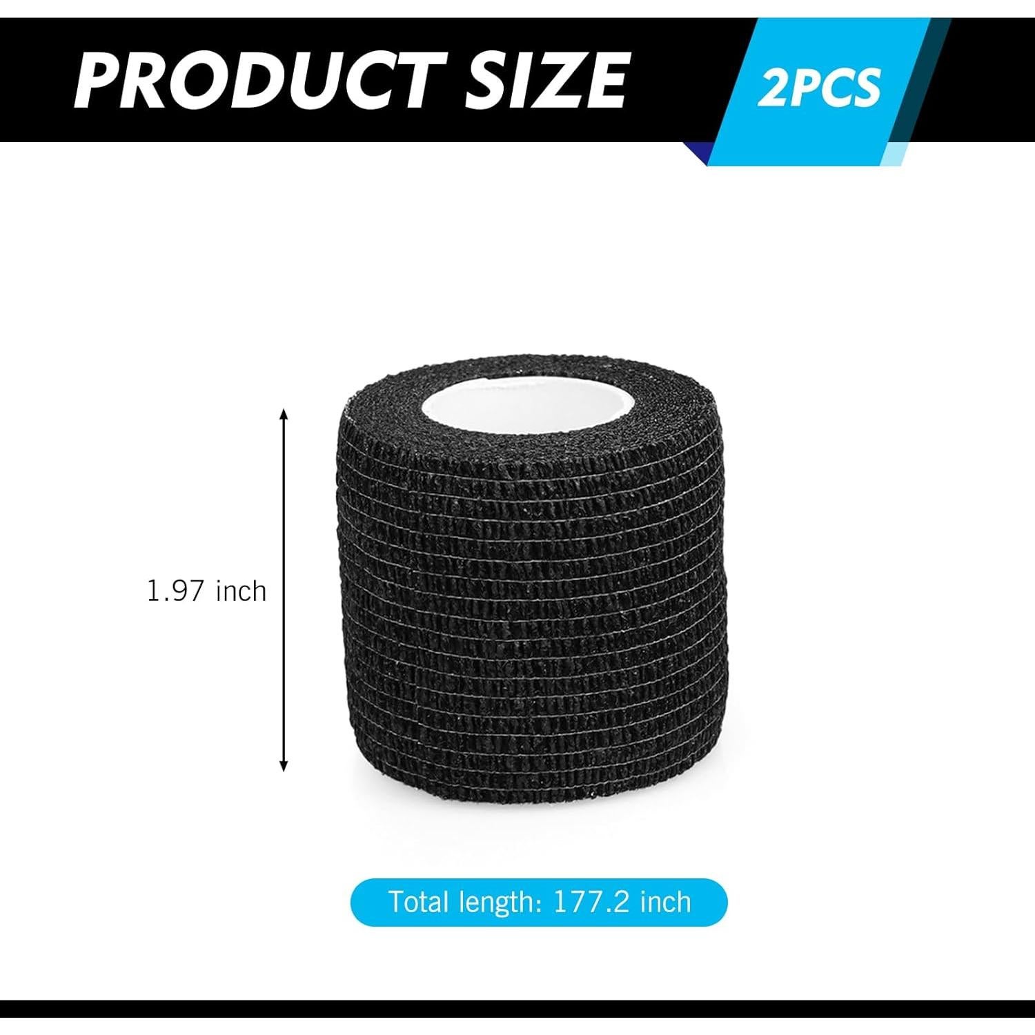 Funda de Volante Antideslizante Lekiliky 2PCS Negra