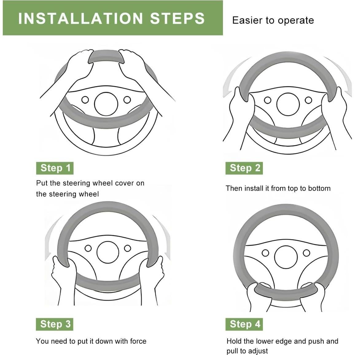 Funda de Volante MTRPS Universal 25.4-48 cm Antideslizante