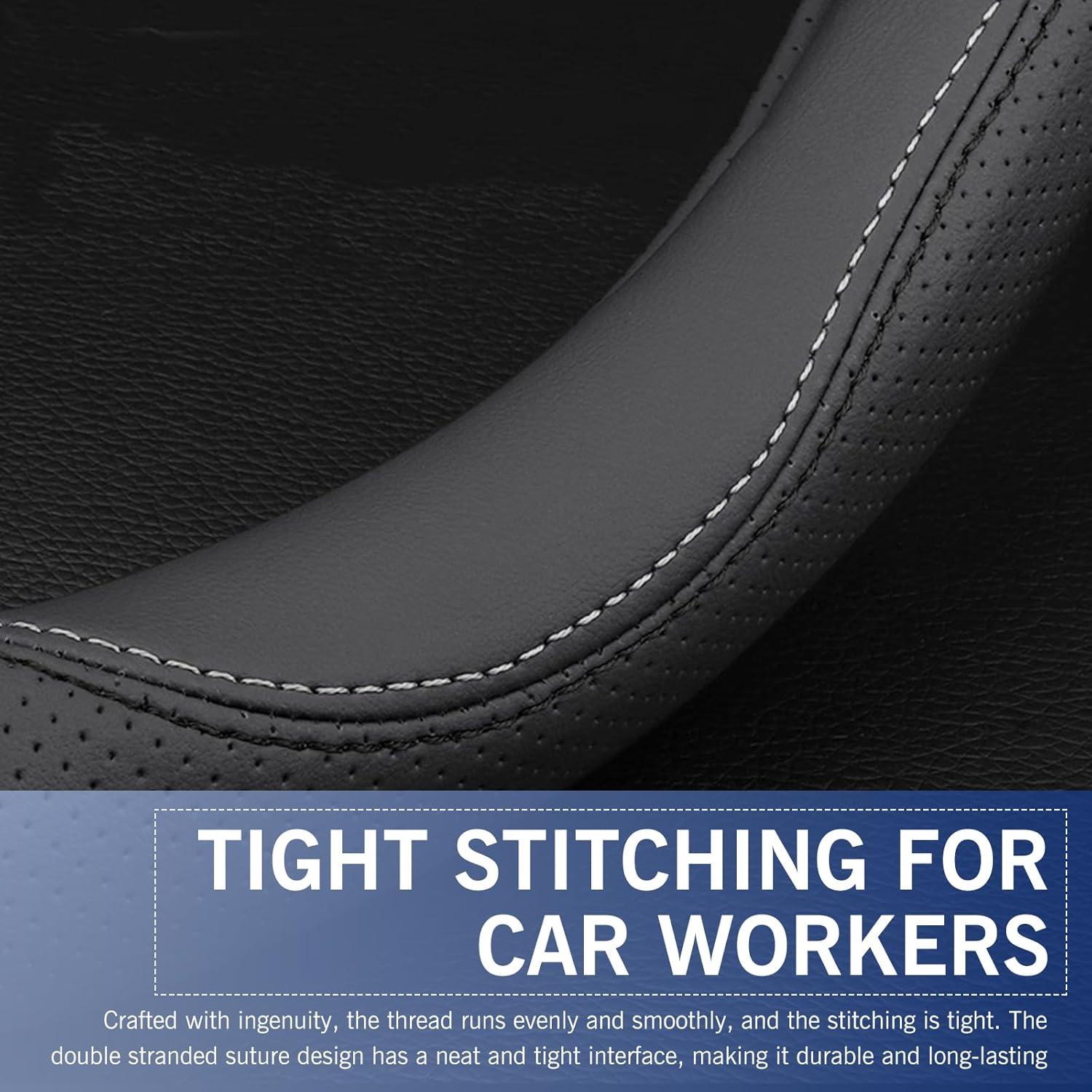 Cubierta de Volante de Cuero Arwrilt Universal 37-38cm Negra