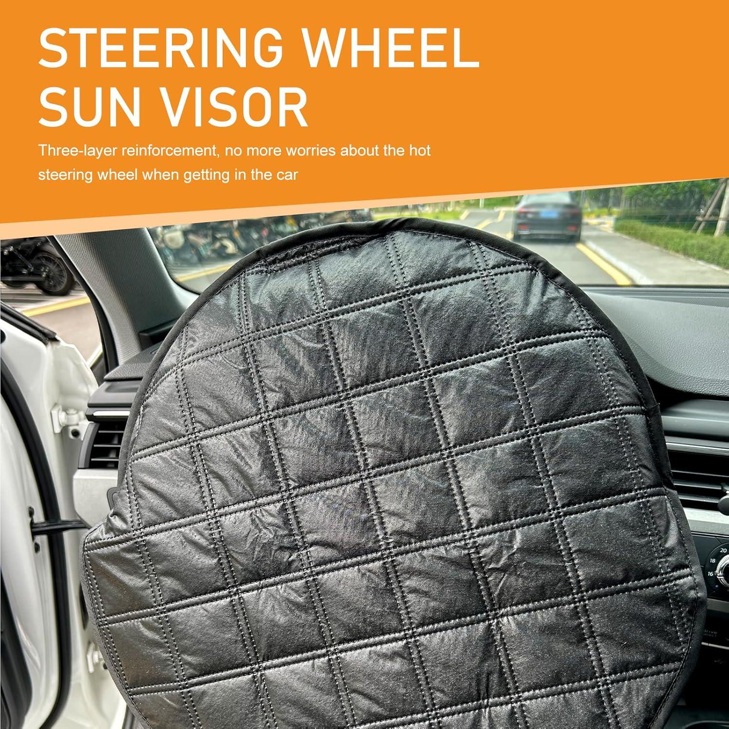 Cubierta de Volante Shakas con Aislamiento Térmico 42.9 cm Negro