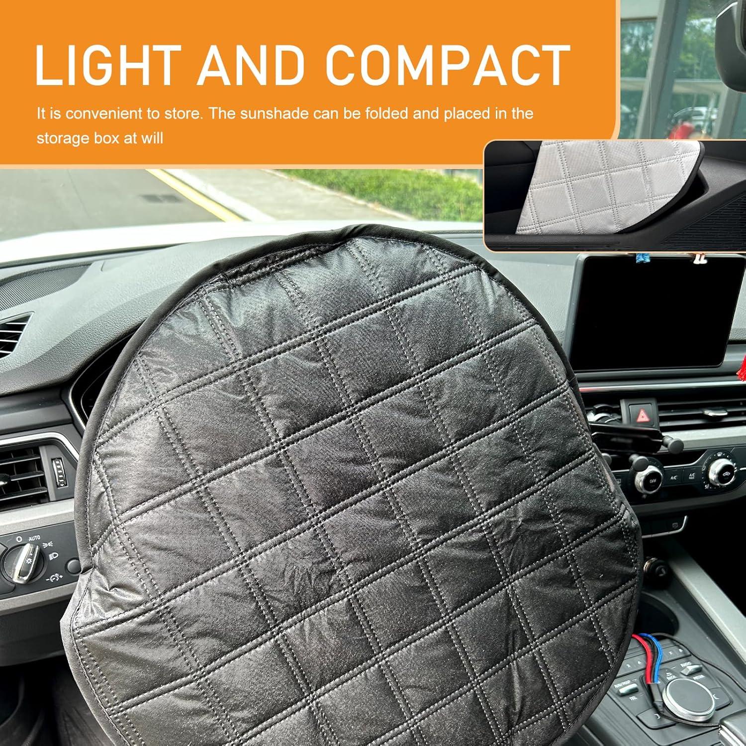 Cubierta de Volante Shakas con Aislamiento Térmico 42.9 cm Negro