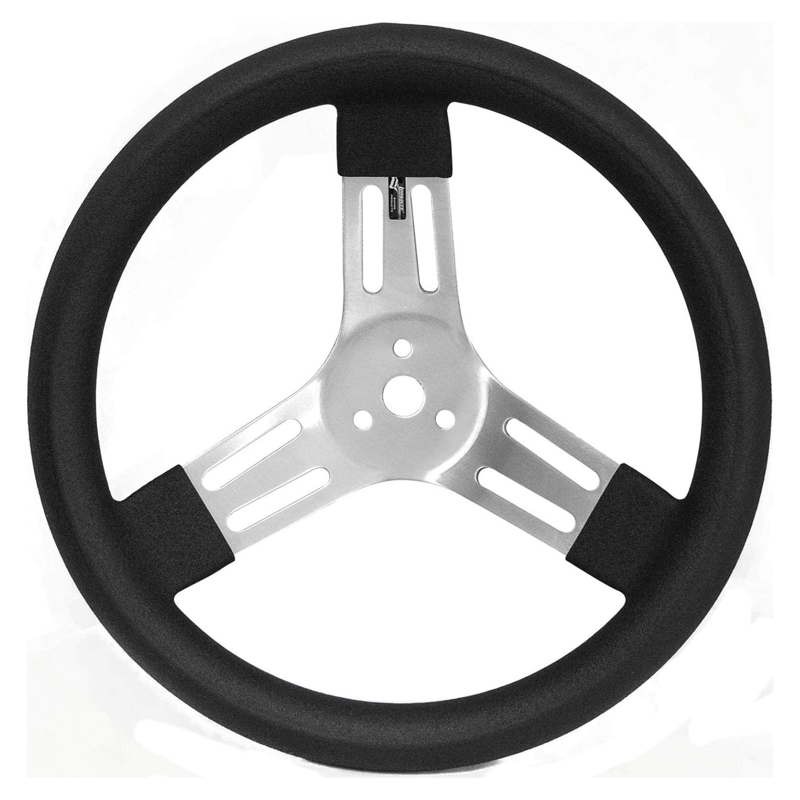 Volante de Kart Longacre 52-56830 33 cm Negro Aluminio
