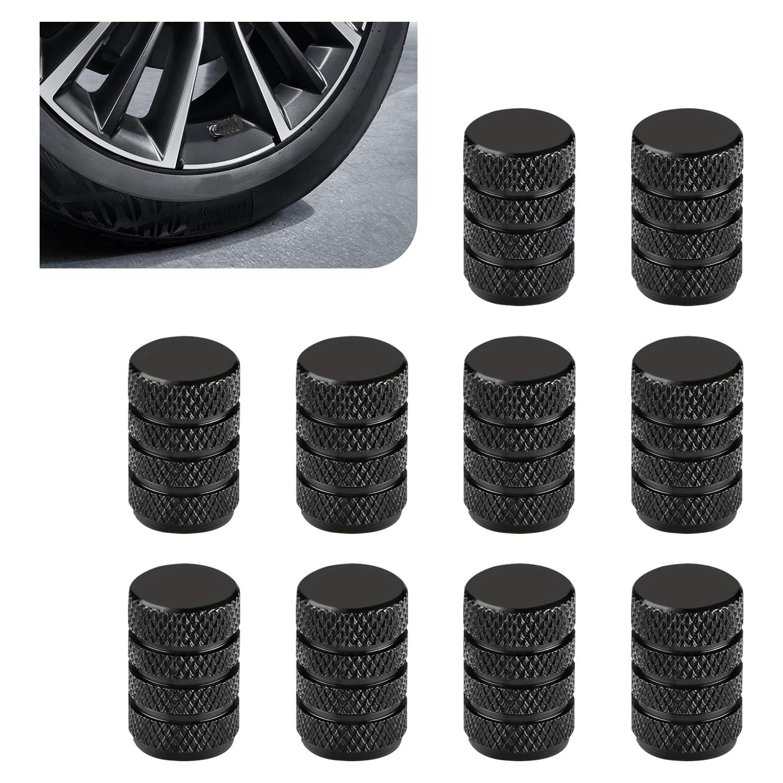 Tapones de Válvula de Neumático WZP - Aluminio Anodizado - 10 Piezas