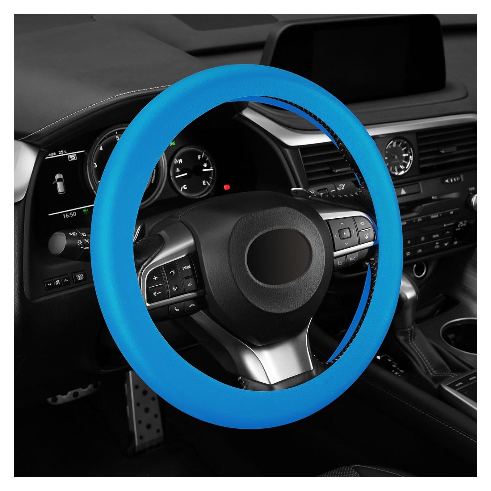 Cubierta de Volante de Silicona Antideslizante alpmosn 14-15"