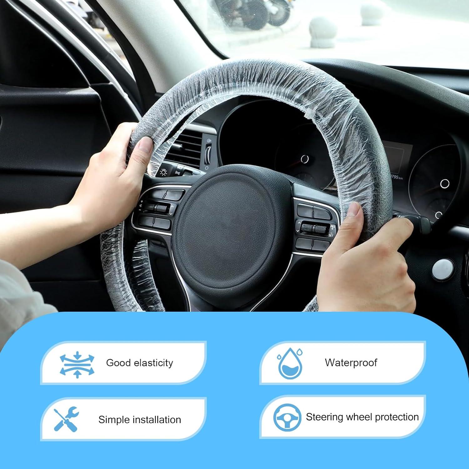 100 Cubiertas Desechables de Volante Titgoes 40 cm Elásticas