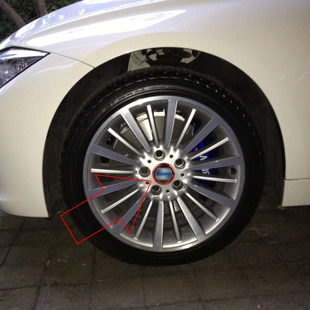 Anillo Decorativo Central de Rueda x xotic tech Rojo 63mm