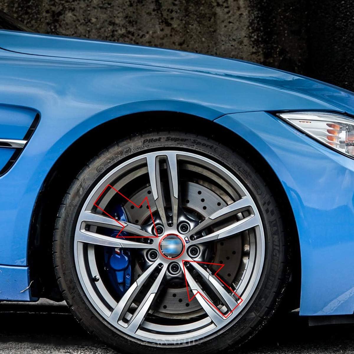 Anillo Decorativo Central de Rueda x xotic tech Rojo 63mm